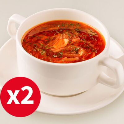 Борщ (двойная порция)в Баранкин по цене 351 ₽