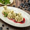 Хинкали с яблоком и бруснично-клюквенным соусом в Грузинский сыр по цене 499