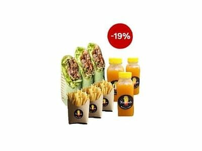 Арабский сет На троих в Кебаб в лаваше по цене 1499 ₽