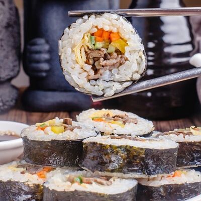 Кимпаб с пулькоги в Корея по цене 490 ₽