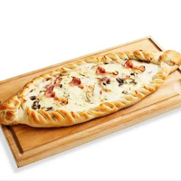 Лодочка с грибами в сливочном соусе в Фабрика пицца