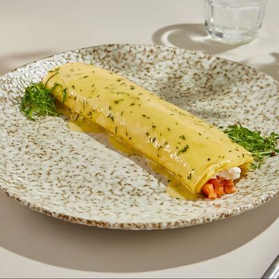 Французский омлет с лососем в Гастробар DOM по цене 550