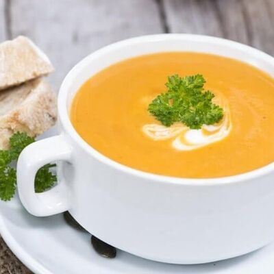 Крем-суп тыквенныйв Роза ветров по цене 360 ₽