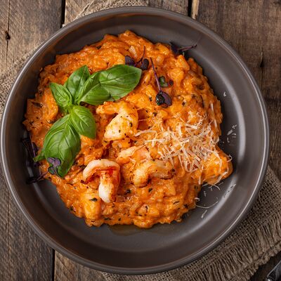 Ризотто с креветками в Ганс и Марта по цене 890 ₽