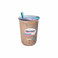 S Апельсин в шоколаде с шариками апельсин в Tea funny Bubble tea