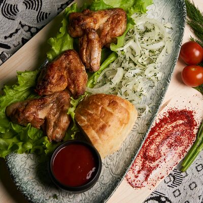Куриные крылья в Кафе халяль по цене 270 ₽
