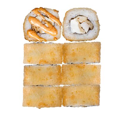 Горячий ролл с курицей в Мисо-Мисо по цене 488 ₽