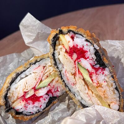 Суши-бургер с креветкой в Deep Tasty по цене 460