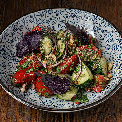 Овощной салат с кахетинским маслом в Курагадиван по цене 440