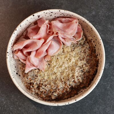 Греча, грибная икра, ветчина и пармезан в KOKK по цене 690 ₽