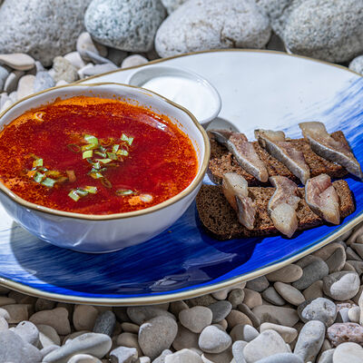 Борщ в Селёдочная по цене 563 ₽