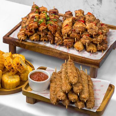Гриль набор Чикен барбекю на 10-15 персон в MOSCOW FOOD Кейтеринг по цене 14260 ₽