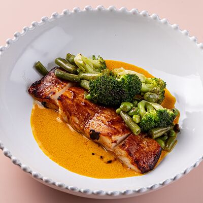 Палтус в мисо пасте в Avgust13 по цене 1600 ₽