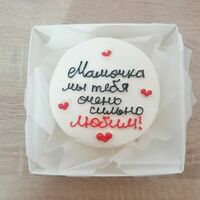 Бенто-торт Красный бархат №12 в Likecake