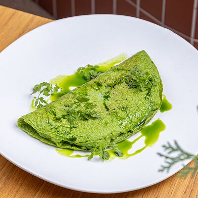 Нежный зелёный омлет в М2 Органик Клуб Сокол по цене 500 ₽