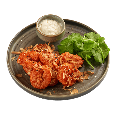 Креветки с соусом блю чиз в ИТЛЕ Стейк-кафе Halal по цене 870 ₽