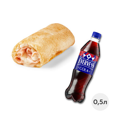 Набор с роллом Ветчина и сыр в Domino Pizza по цене 390