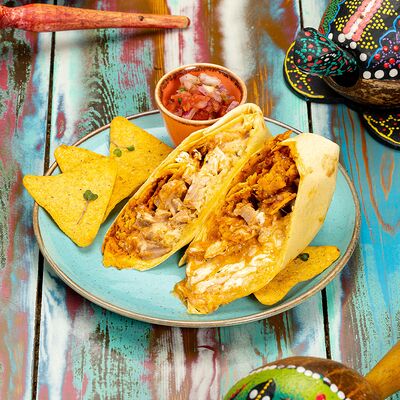 Буррито со свининой и яйцом в Burritos по цене 450 ₽