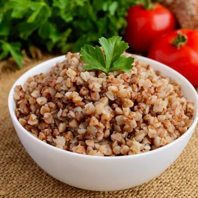 Гречка отварная в Бакинский Chef по цене 200 ₽