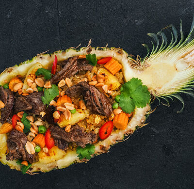 Рис по-тайски с говядиной в Mojo по цене 580