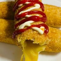 Корндог с сосиской и сыром в Фо ханой