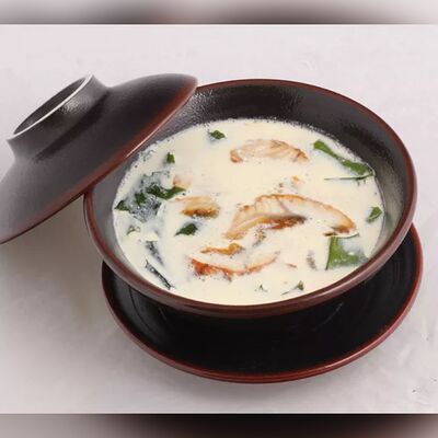 Сливочный суп с угрем в Сытый папа по цене 290 ₽