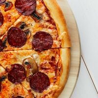 Пепперони с шампиньонами в Пицца паста