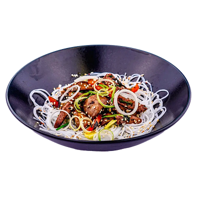 Фунчоза с говядиной в 5 уровень по цене 450 ₽