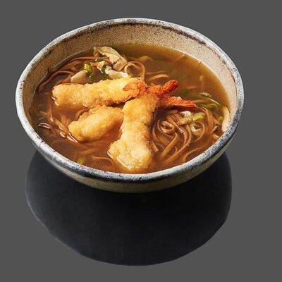 Лапша соба в горячем бульоне с темпурой в Кабуки по цене 490