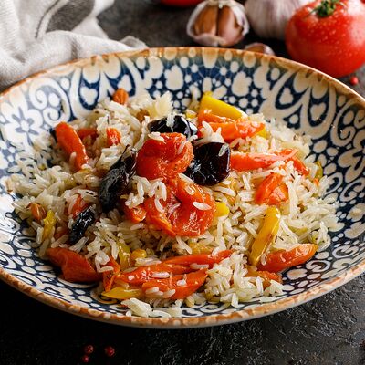 Плов постный в Баклажан в ТЦ 