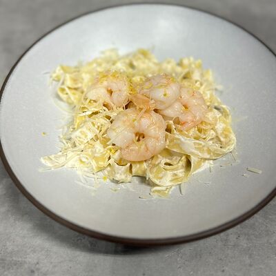 Паста с креветками в Black Hot Coffee по цене 729 ₽