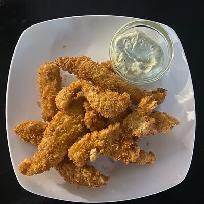 Куриные стрипсы в Первая реберная Кухня по цене 380 ₽