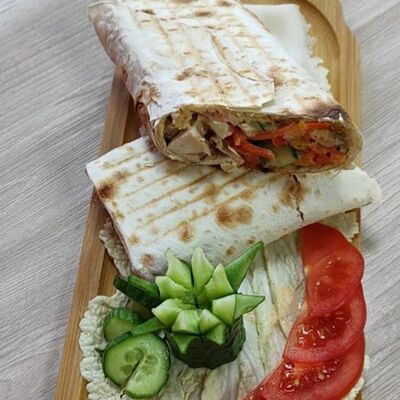 Шаурма Кавказская маленькая с курицей в Grilnaya по цене 260 ₽