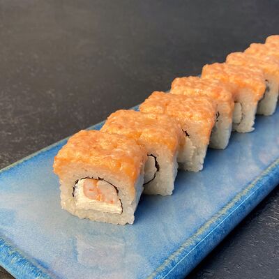 Филадельфия с креветкой в Лосось Sushi & Oysters по цене 780 ₽