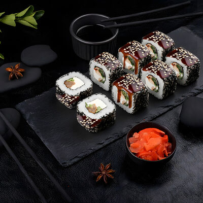 Ролл Эйт унаги в Суши даром по цене 426 ₽