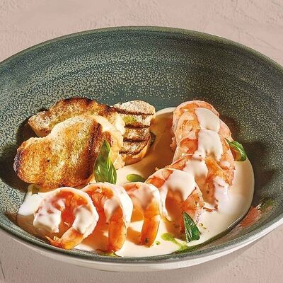 Креветки в сливочном соусе в Pizzarella36 по цене 970 ₽