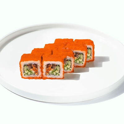 Калифорния с мидиями в ЭкоРолл по цене 487 ₽