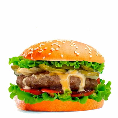 Кинг Бургер Мясной в Кинг роллс по цене 603 ₽