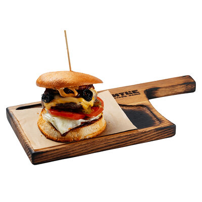 Шеф-бургер в ИТЛЕ Стейк-кафе Halal по цене 990 ₽