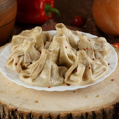 Хинкали из свинины и говядины в Хинкали&Хачапури по цене 320 ₽