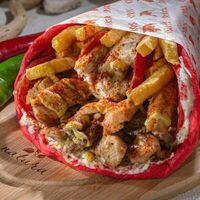 Гирос Red жгучий со свининой в пите в Гирос SPARTA