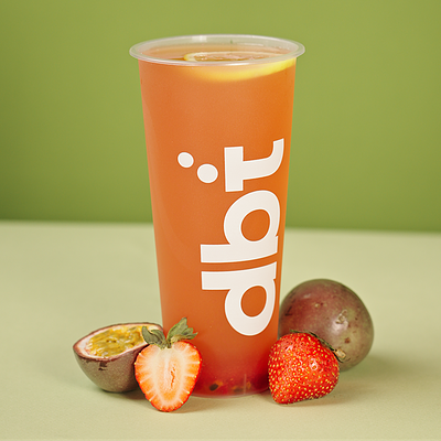 Вайб Маракуйя-клубника Обьем L (большой) в Double bubble tea по цене 645 ₽