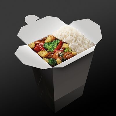 Цыплёнок с брокколи и рисом басмати в Большой ФО по цене 459 ₽