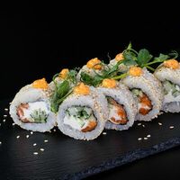 Самурай с лососем в СушиТаяки