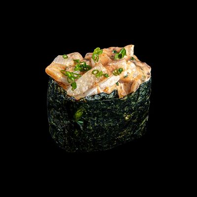 Гункан Хамачи Спайси в Kuma to Sakana по цене 200 ₽