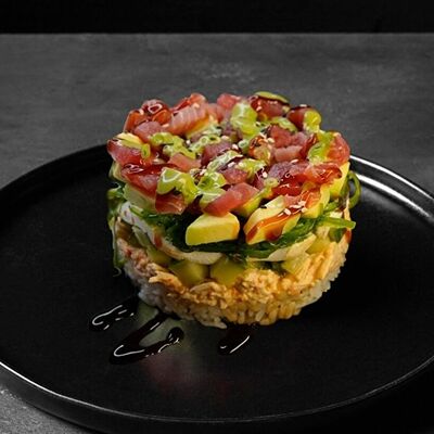 Тартар из лосося в Настроение есть по цене 641 ₽