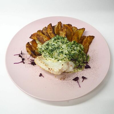 Судак с печёным картофелем в Bucho по цене 780 ₽