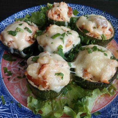 Кольца из цукини с семгой в Навруз73 по цене 670 ₽