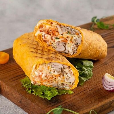 Шаурма мини классическая с горчичным соусом в Наш лаваш по цене 160 ₽
