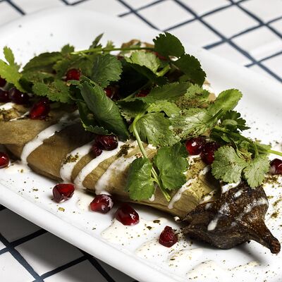 Печёный баклажан в Давид TLV Food & Bar по цене 680 ₽